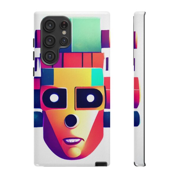 Rainbow Designs Robot On Tough Cases Custom Phone Cases For iPhone Google Pixel and Samsung Series - Image 91