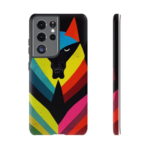 Rainbow Designs Wolf Head On Tough Cases Custom Phone Cases For iPhone Google Pixel and Samsung Series. - Image 63