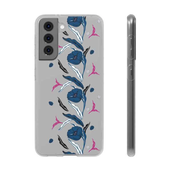 Rainbow Designs Blue Poppies On Flexi Cases Custom Phone Cases For iPhone and Samsung Series - Image 164