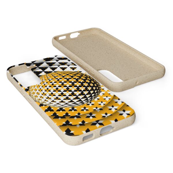 Yellow Gold Sphere Biodegradable Cases For iPhone and Samsung - Image 140