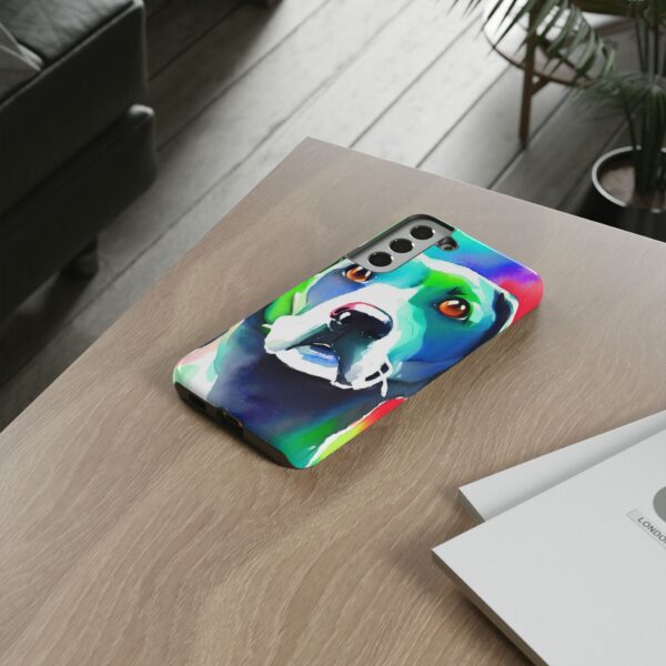 Rainbow Designs Dog Portrait On Tough Cases Custom Phone Cases For iPhone Google Pixel and Samsung Series - Image 88