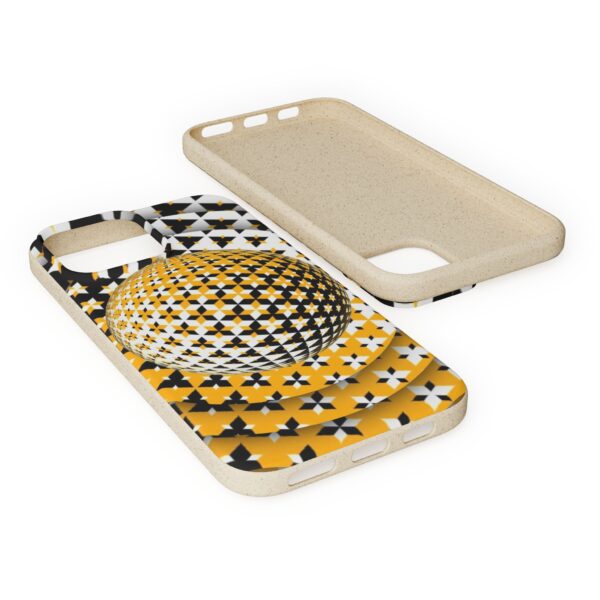 Yellow Gold Sphere Biodegradable Cases For iPhone and Samsung - Image 84