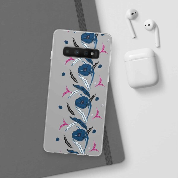 Rainbow Designs Blue Poppies On Flexi Cases Custom Phone Cases For iPhone and Samsung Series - Image 27