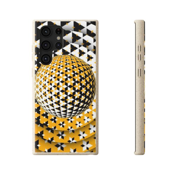 Yellow Gold Sphere Biodegradable Cases For iPhone and Samsung - Image 149