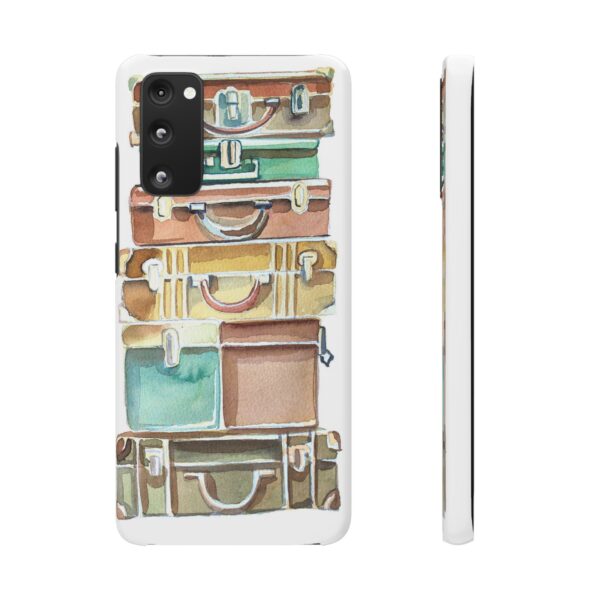 Suitcases stack Snap Cases Custom Phone Cases For Samsung Google Pixel and iPhone Lines - Image 104