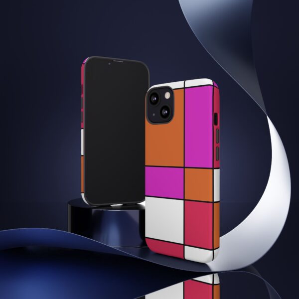 Rainbow Designs Mondrian Art On Tough Cases Custom Phone Cases For iPhone Google Pixel and Samsung Series - Image 42