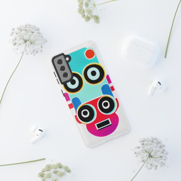 Rainbow Designs Robot On Tough Cases Custom Phone Cases For iPhone Google Pixel and Samsung Series - Image 62