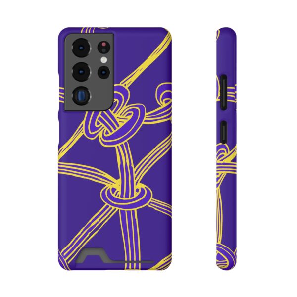 Rainbow Designs Abstract Lines On Phone Case With Card Holder Custom Phone Case For iPhone and Samsung - Image 77