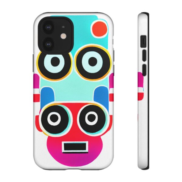 Rainbow Designs Robot On Tough Cases Custom Phone Cases For iPhone Google Pixel and Samsung Series - Image 33