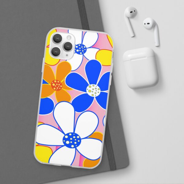 Cartoon Flowers Flexi Cases For iPhone and Samsung - Image 61