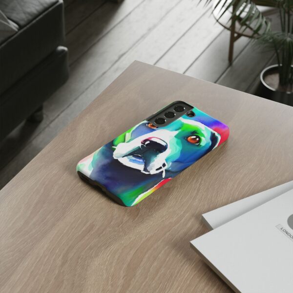 Rainbow Designs Dog Portrait On Tough Cases Custom Phone Cases For iPhone Google Pixel and Samsung Series - Image 86