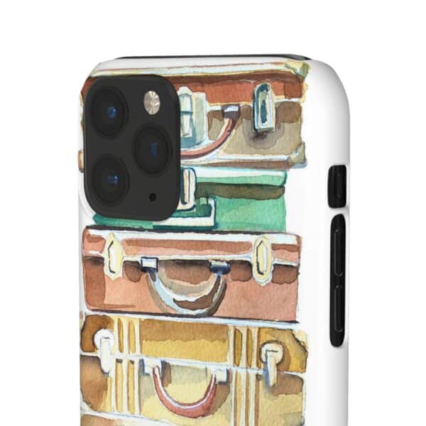 Suitcases stack Snap Cases Custom Phone Cases For Samsung Google Pixel and iPhone Lines - Image 54