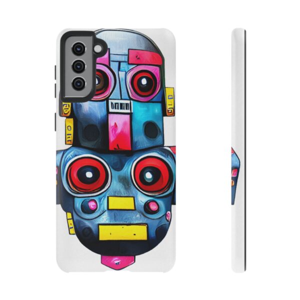 Rainbow Designs Robot On Tough Cases Custom Phone Cases For iPhone Google Pixel and Samsung Series - Image 61