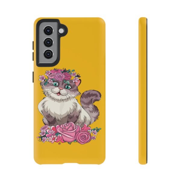 Rainbow Designs Cute Cat On Tough Cases Custom Phone Cases For iPhone Google Pixel and Samsung Series - Image 57