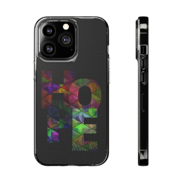 Rainbow Designs "HOPE" On Soft Phone Cases For iPhone - Image 9