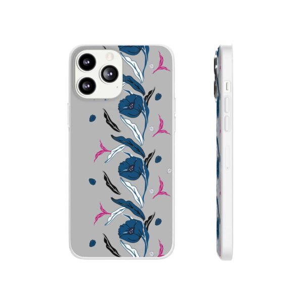 Rainbow Designs Blue Poppies On Flexi Cases Custom Phone Cases For iPhone and Samsung Series - Image 143