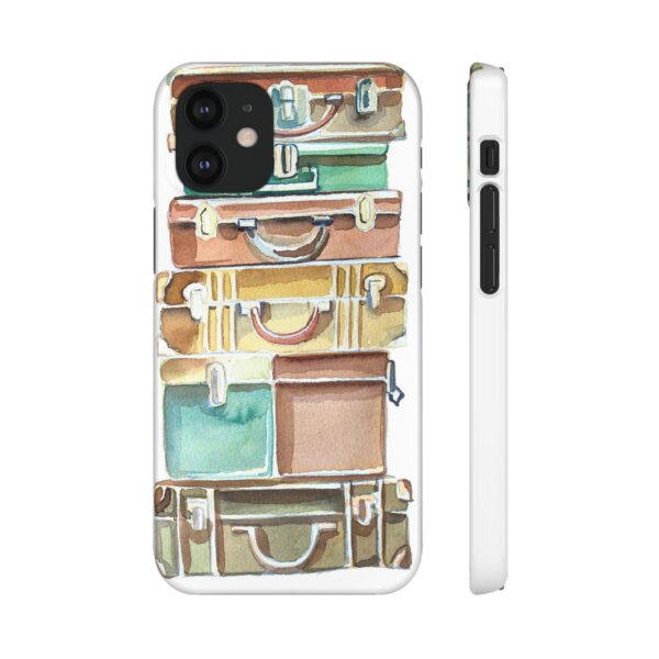 Suitcases stack Snap Cases Custom Phone Cases For Samsung Google Pixel and iPhone Lines - Image 69