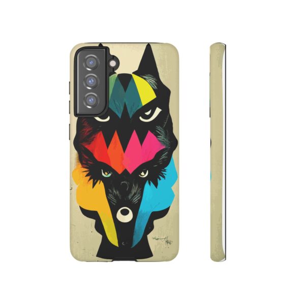 Rainbow Designs Wolf Head On Tough Cases Custom Phone Cases For iPhone Google Pixel and Samsung Series - Image 81