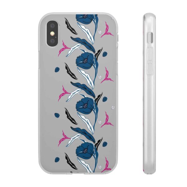 Rainbow Designs Blue Poppies On Flexi Cases Custom Phone Cases For iPhone and Samsung Series - Image 111