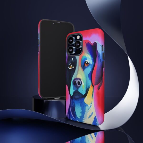 Rainbow Designs Dog Portrait On Tough Cases Custom Phone Cases For iPhone Google Pixel and Samsung Series - Image 54