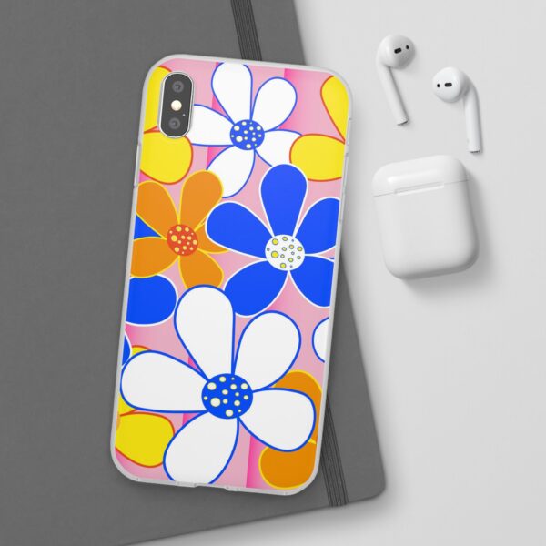 Cartoon Flowers Flexi Cases For iPhone and Samsung - Image 24