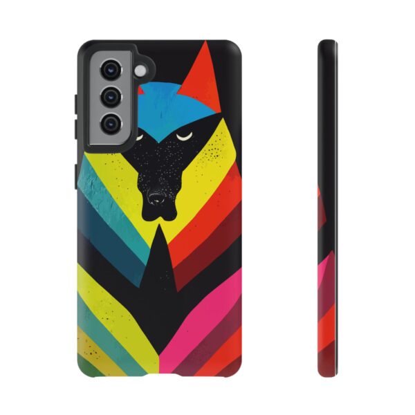 Rainbow Designs Wolf Head On Tough Cases Custom Phone Cases For iPhone Google Pixel and Samsung Series. - Image 57