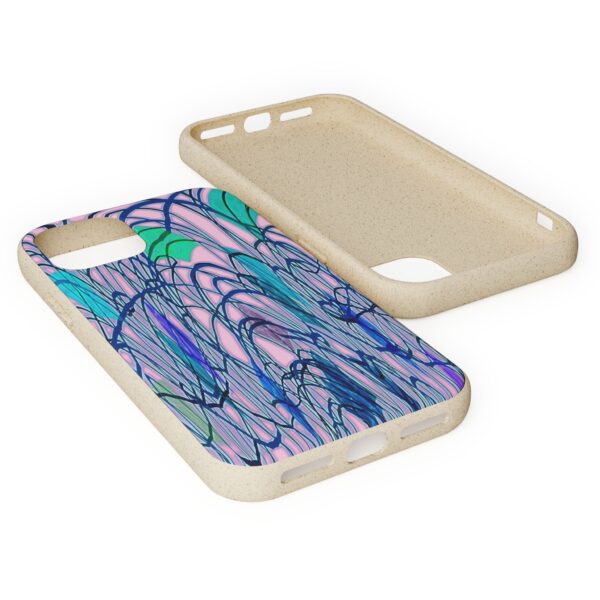 Curved Striped Pattern Biodegradable Cases For IPhone & Samsung  🌿 - Image 4