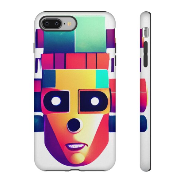 Rainbow Designs Robot On Tough Cases Custom Phone Cases For iPhone Google Pixel and Samsung Series - Image 4