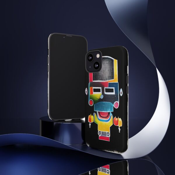 Rainbow Designs Robot On Tough Cases Custom Phone Cases For iPhone Google Pixel and Samsung Series - Image 42