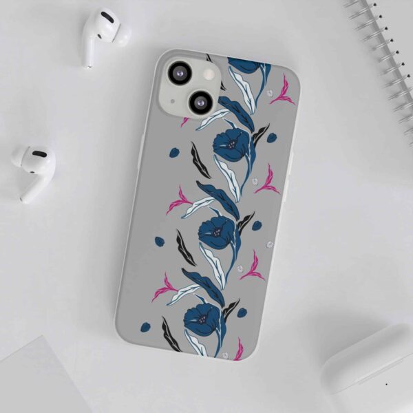 Rainbow Designs Blue Poppies On Flexi Cases Custom Phone Cases For iPhone and Samsung Series - Image 129