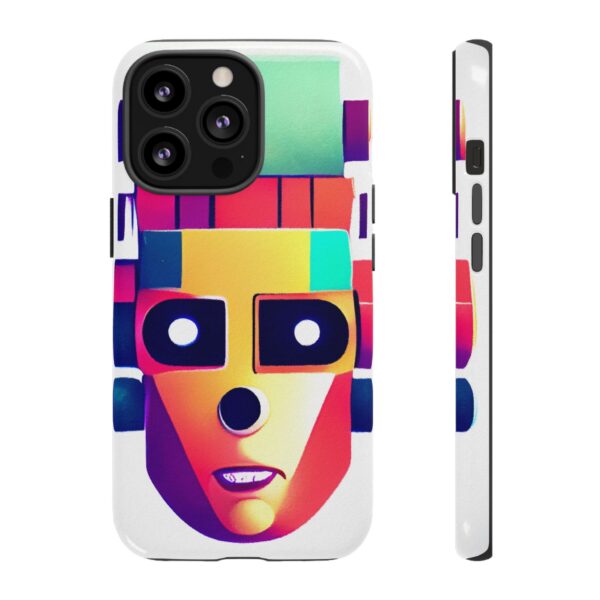 Rainbow Designs Robot On Tough Cases Custom Phone Cases For iPhone Google Pixel and Samsung Series - Image 47