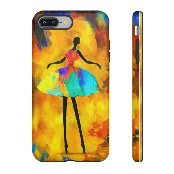 Rainbow Designs Ballerina On Tough Cases Custom Phone Cases For iPhone Google Pixel and Samsung Series - Image 3