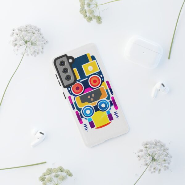 Rainbow Designs Robot On Tough Cases Custom Phone Cases For iPhone Google Pixel and Samsung Series - Image 56