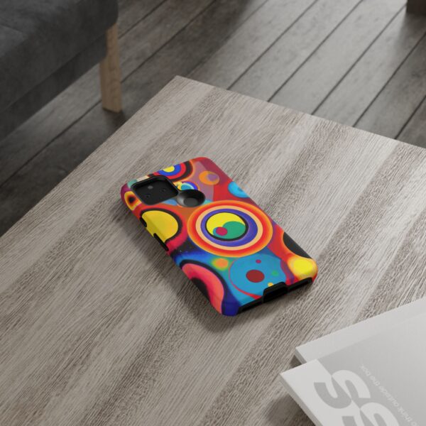 Rainbow Designs Circles in Circles On Tough Cases Custom Phone Cases For iPhone Google Pixel and Samsung Series - Image 70