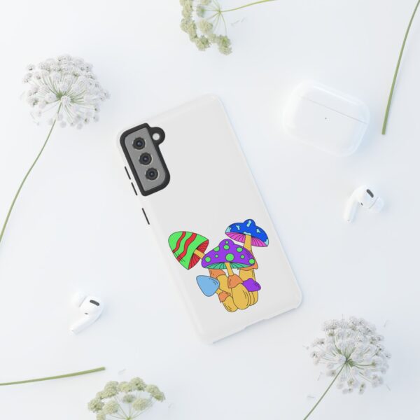 Rainbow Designs Mushrooms On Tough Cases Custom Phone Cases For iPhone and Samsung Series. - Image 60