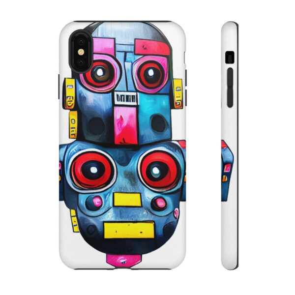 Rainbow Designs Robot On Tough Cases Custom Phone Cases For iPhone Google Pixel and Samsung Series - Image 12