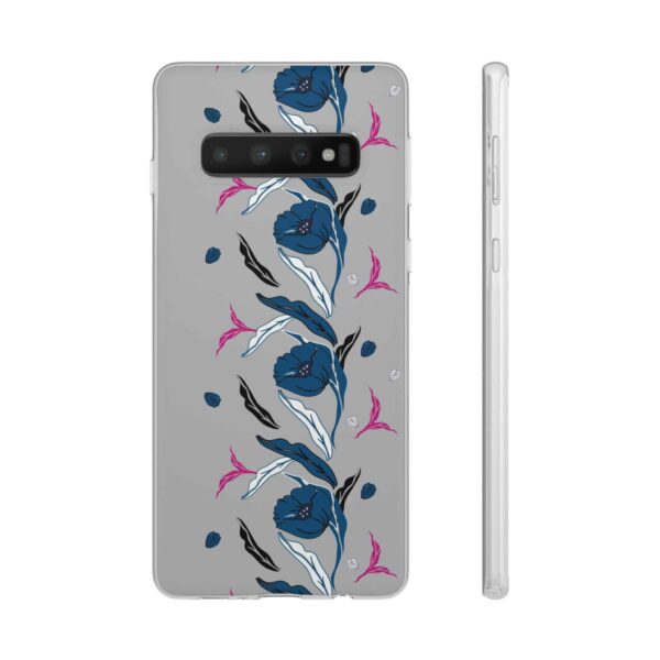 Rainbow Designs Blue Poppies On Flexi Cases Custom Phone Cases For iPhone and Samsung Series - Image 119