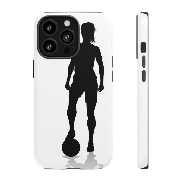 Silhouette Football Player Women Tough Cases Custom Phone Cases For iPhone Google Pixel and Samsung Series - Image 43