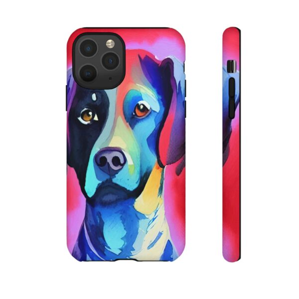 Rainbow Designs Dog Portrait On Tough Cases Custom Phone Cases For iPhone Google Pixel and Samsung Series - Image 22