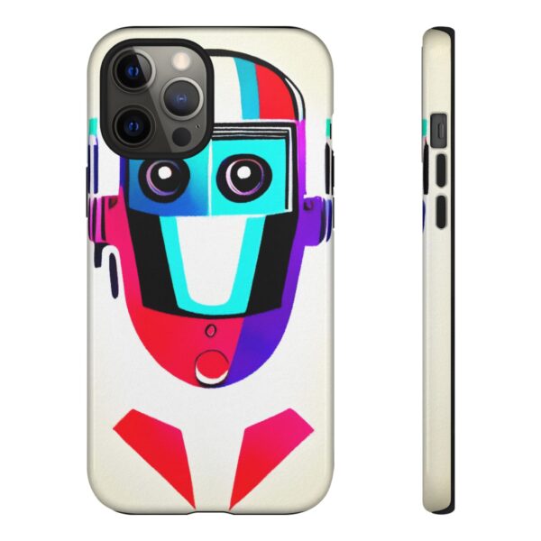 Rainbow Designs Robot On Tough Cases Custom Phone Cases For iPhone Google Pixel and Samsung Series - Image 37