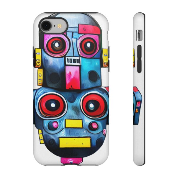 Rainbow Designs Robot On Tough Cases Custom Phone Cases For iPhone Google Pixel and Samsung Series - Image 2