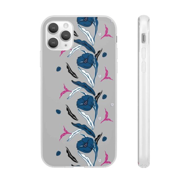 Rainbow Designs Blue Poppies On Flexi Cases Custom Phone Cases For iPhone and Samsung Series - Image 40