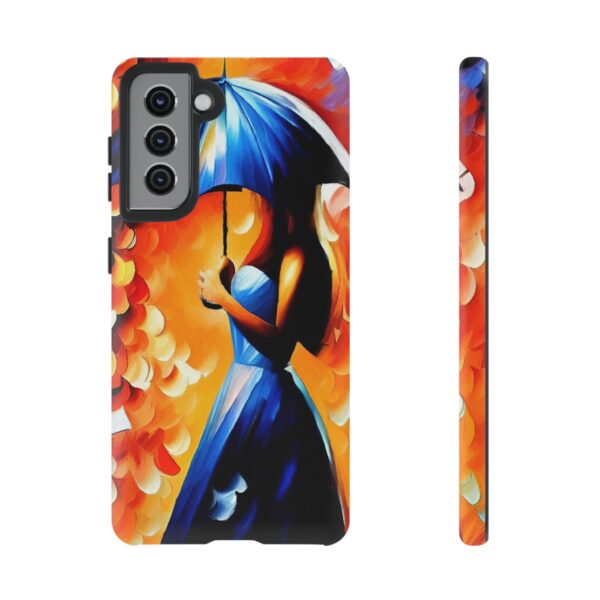 Rainbow Designs Woman With Umbrella On Tough Cases Custom Phone Case For iPhone and Samsung Series - Image 57