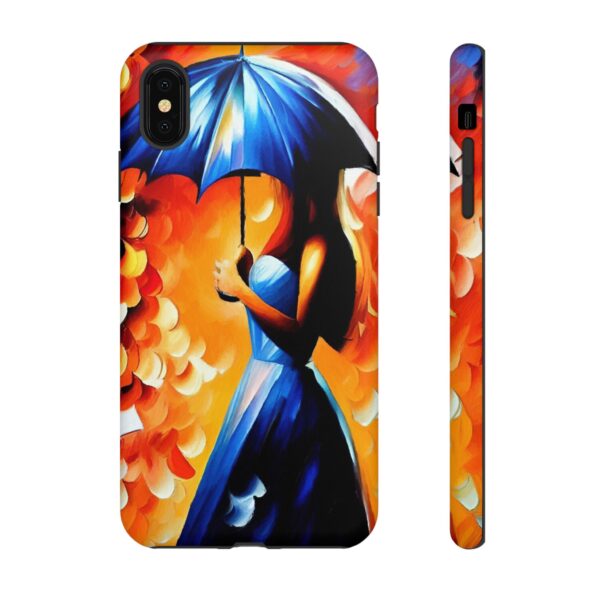 Rainbow Designs Woman With Umbrella On Tough Cases Custom Phone Case For iPhone and Samsung Series - Image 12