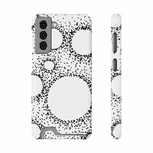 Rainbow Designs Round Shapes On Phone Case With Card Holder Custom Phone Case For iPhone and Samsung - Image 57