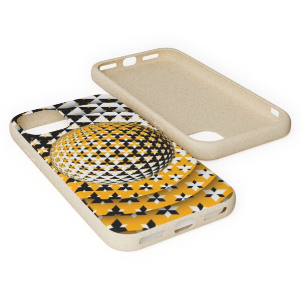 Yellow Gold Sphere Biodegradable Cases For iPhone and Samsung - Image 64