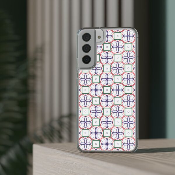 Intricate Geometric Design Clear Cases For iPhone & Samsung - Image 48