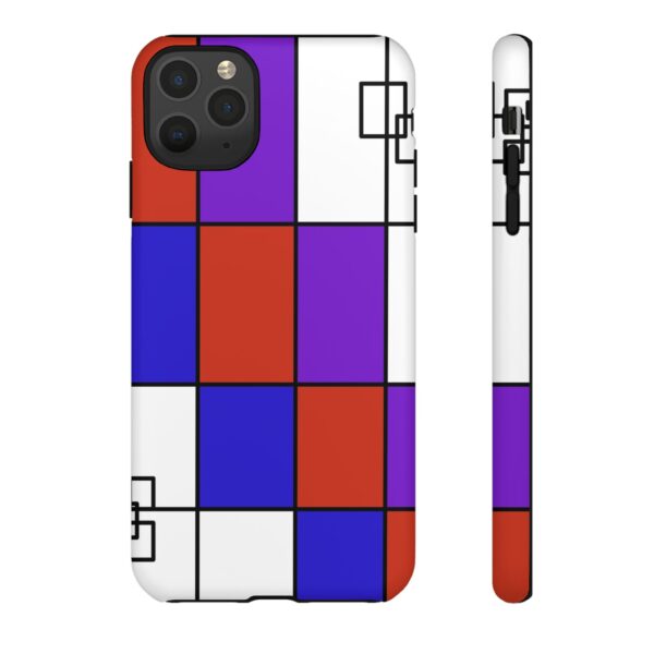 Rainbow Designs Mondrian Art On Tough Cases Custom Phone Cases For iPhone Google Pixel and Samsung Series - Image 24