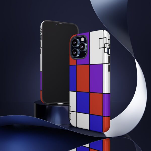 Rainbow Designs Mondrian Art On Tough Cases Custom Phone Cases For iPhone Google Pixel and Samsung Series - Image 52