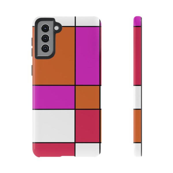 Rainbow Designs Mondrian Art On Tough Cases Custom Phone Cases For iPhone Google Pixel and Samsung Series - Image 59